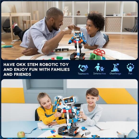 Robot Building Toys for Boys, STEM Projects for Kids Ages 8-12, Remote Control - Picture 2 of 7